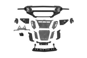 Chevrolet Colorado ZR2 Front Bumper - DV8 Offroad - Tube with Skid Plates - Micro-Texture Black with Gray Accents - `23-`26 Chevrolet Colorado ZR2 Front Bumper - DV8 Offroad - Tube with Skid Plates - Micro-Texture Black with Gray Accents - `23-`26